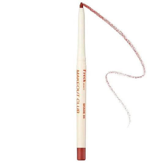 Freck Beauty MAKEOUT CLUB Lip Liner – Creamy Precision Formula, Long-Wearing, Smooth Application, Naturally Defined Finish, Designed to Pair with Soft Blur Lipstick | SHADE 04 (Rosey Cinnamon)