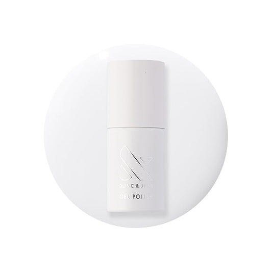Olive & June Gel Polish | UV LED Nail Lamp Needed | Long Lasting Formula | Up to 21 Days of Wear | Damage-Free Removal | Salon-Quality Manicure, Pedicure at Home | HD | Crisp White