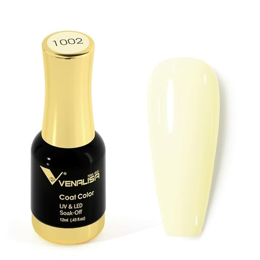 VENALISA Ivory White Gel Nail Polish 1 Pcs 12ml Gel Polish Soak Off UV Salon Manicure DIY at Home Nail Art For Girls Women