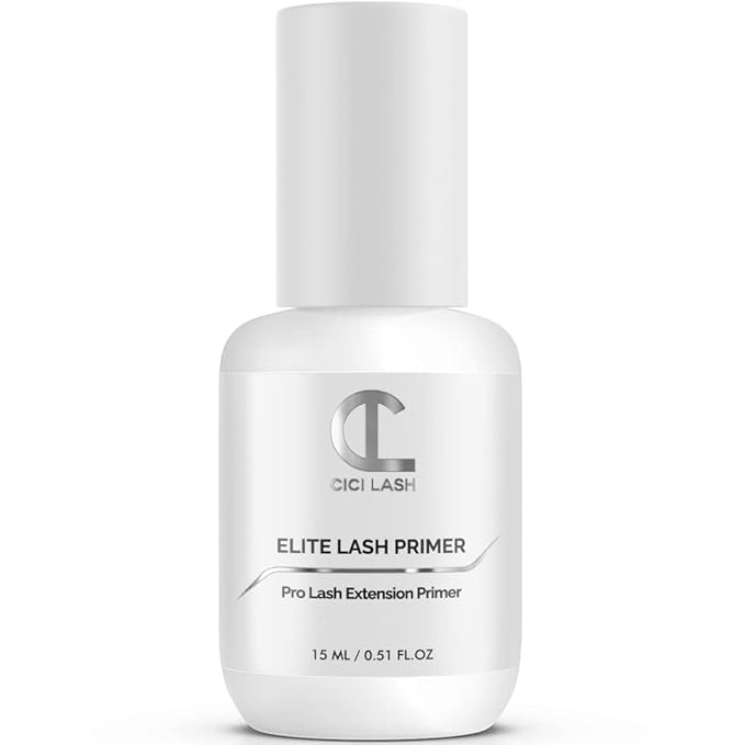 Elite Eyelash Extension Primer/Pre-Treatment (15ml) - Professional Lash Cleanser & Protein Oil Remover For Individual Mink Eyelash Extensions | Increases Retention & Glue Drying Time | Lash Supplies