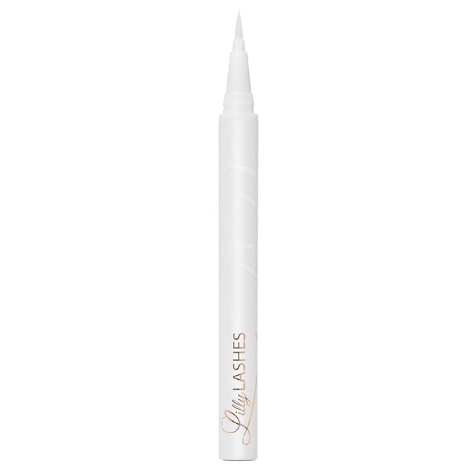 Lilly Lashes Power Liner Eyelash Glue for False Lashes | Clear Lash Glue | Quick Dry, Waterproof, Lash Adhesive | Vegan & Cruelty Free