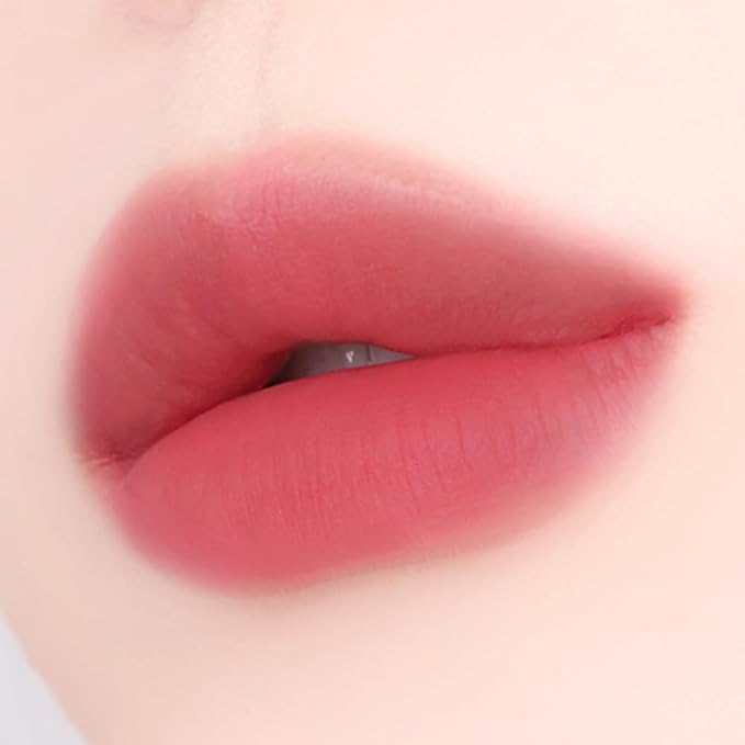 YNM Matte Veil Tint, Soft-Blur Finish, Silicone Lip Brush, K-Beauty, Matte, Moisturizing, Smudge-Proof, Long-Lasting Korean Lip Tint, 0.09 oz (Rose Veil)