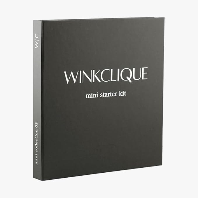 WinkClique Mini Starter Kit - Collection 03 - Complete DIY lash Kit With 3 Bold Glam Lash Styles