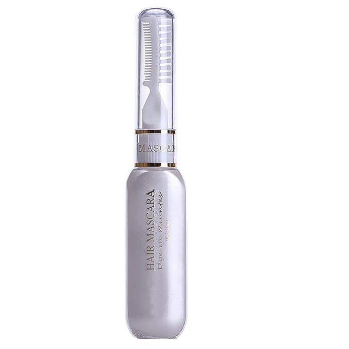 Temporary Hair Mascara Washable Temporary Hair Color Chalk Hair Dye Stick Non-toxic Instant Dye(White)