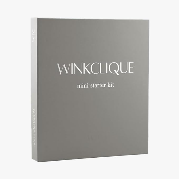 WinkClique Mini Starter Kit - Collection 01 - Complete DIY lash Kit With 3 Natural Lash Styles