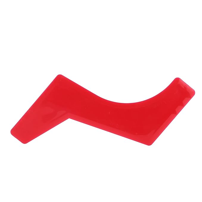 Beard Pencil Filler Set water proof Sweatproof Beard Shaping Tool Stencil Template for Men with 3 Pencils and 1 Shaper Ergonomic Design Perfect Contour Red Color