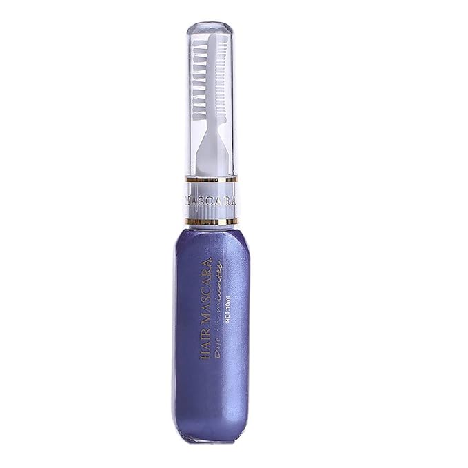 Temporary Hair Mascara Washable Temporary Hair Color Chalk Hair Dye Stick Non-toxic Instant Dye(Light Purple)