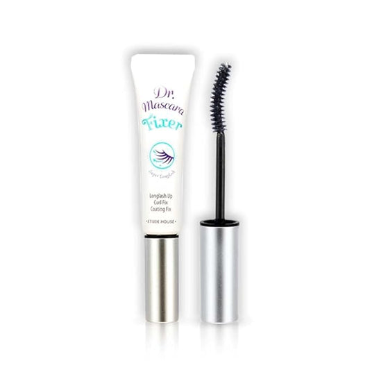 ETUDE Dr. Mascara Fixer For Super Long Lash, Korean Mascara Fixer, Natural Extension, Lengthening, Smudge-Proof, Korean Makeup, Beauty, Micro Black Fiber Formula (0.203 Fl Oz)