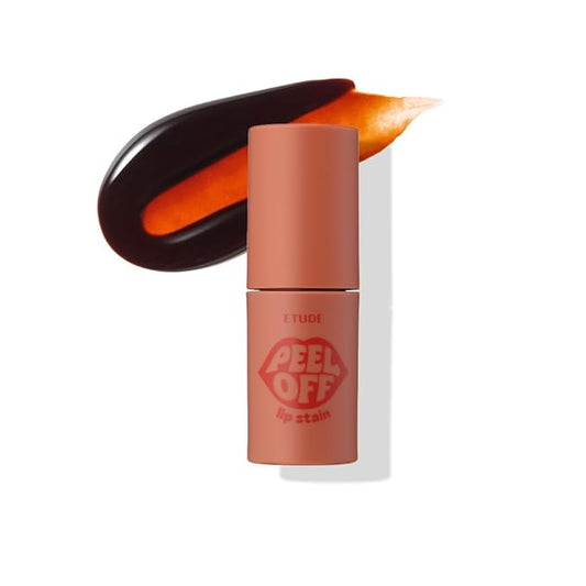 ETUDE Dear Darling Peel Off Lip Stain (Cacao Shell) – Teen girl gifts, Nude Lip stain, Hydrating Hydrogel Tint, Long Lasting & Waterproof, High Pigment, Easy Peel Off, All‑Day Color Lip Tattoo