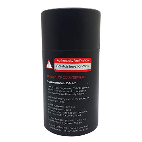 Caboki Hair Loss Concealer. All-Natural, Plant-Based Hair Building Fiber. Covers Bald Spot and Thinning Hair. Makes Thin Hair Look 10X Fuller Instantly (30G, 90-Day Supply). Natural Blonde