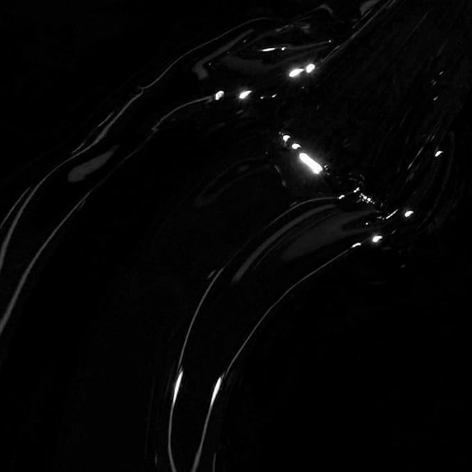 RARJSM Gel Polish, 15ML Pure Black Gel Nail Polish Soak Off UV LED Nail GelPolish High Gloss Long Lasting Nail Art Manicure Salon DIY at Home