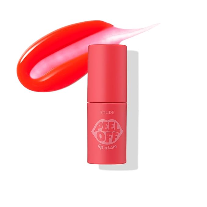 ETUDE Dear Darling Peel Off Lip Stain (Pink Flash) – Teen girl gifts, Hydrating Hydrogel Tint, Long Lasting & Waterproof, High Pigment, Easy Peel Off, All‑Day Color Lip Tattoo