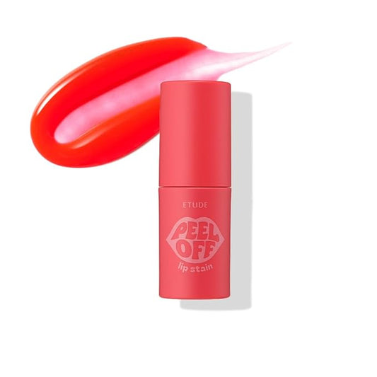 ETUDE Dear Darling Peel Off Lip Stain (Pink Flash) – Teen girl gifts, Hydrating Hydrogel Tint, Long Lasting & Waterproof, High Pigment, Easy Peel Off, All‑Day Color Lip Tattoo