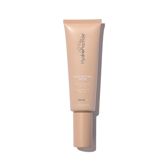 HydroPeptide Solar Defense Tinted Moisturizer with Sunscreen, SPF 30 Face Antioxidant 1.7 Ounce