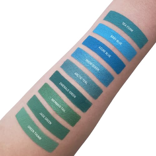 Aromi Bright Blue Metallic Liquid Lipstick | Sparkly, Sky Lip Color with Shimmery Finish, Vegan Makeup, Cruelty-free, Long-lasting (Snow Queen)