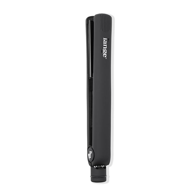 L'ANGE HAIR Aplatir Ceramic 1" Flat Iron | Adjustable Temp & Dual Voltage Hair Straightener | Tourmaline-Infused Plates for Smooth, Frizz-Free Styling | 1 Inch Styling Tool (Black)