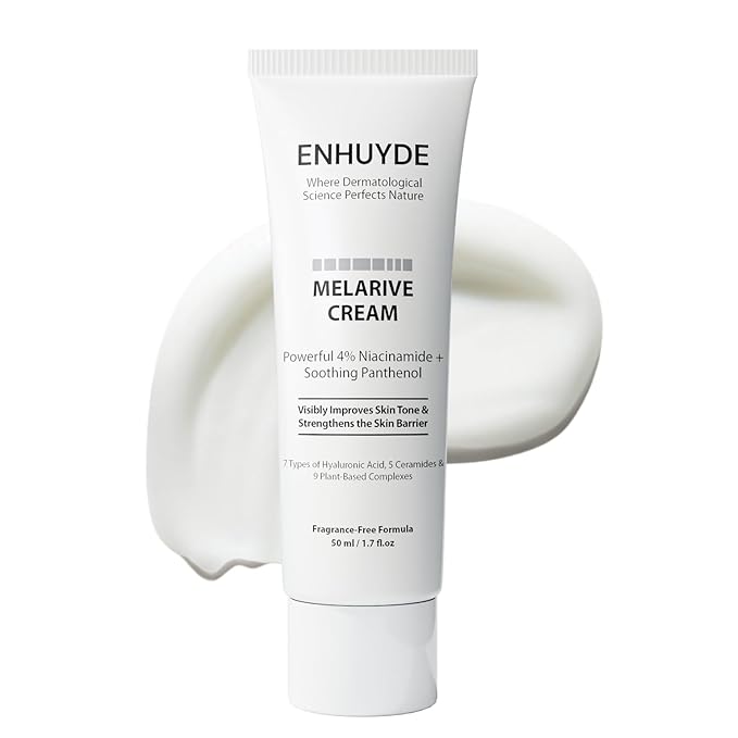 Niacinamide 4% Brightening Cream for Dark Spots & Uneven Tone, Fragrance-Free Daily Face Moisturizer for Sensitive Skin, Korean Skincare (50ml / 1.7 fl. oz.)
