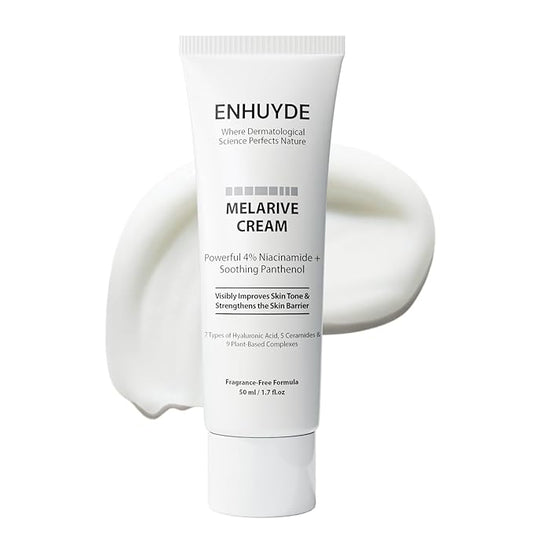 Niacinamide 4% Brightening Cream for Dark Spots & Uneven Tone, Fragrance-Free Daily Face Moisturizer for Sensitive Skin, Korean Skincare (50ml / 1.7 fl. oz.)