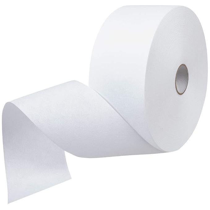 ForPro Non-Woven Epilating Roll for Body and Facial Hair Removal, Tear-Resistant, Lint-Free, 3” x 100 Yards, White