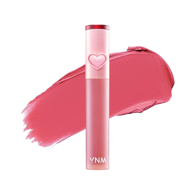 YNM Matte Veil Tint, Soft-Blur Finish, Silicone Lip Brush, K-Beauty, Matte, Moisturizing, Smudge-Proof, Long-Lasting Korean Lip Tint, 0.09 oz (Muty Veil)