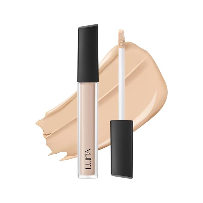 [NEW] AEKYUNGLUNA Long Lasting Tip Concealer 22N | Moisturizing Liquid Type | Full Coverage for Dark Circles, Fine Lines & Redness | Korean Makeup, 0.24 oz