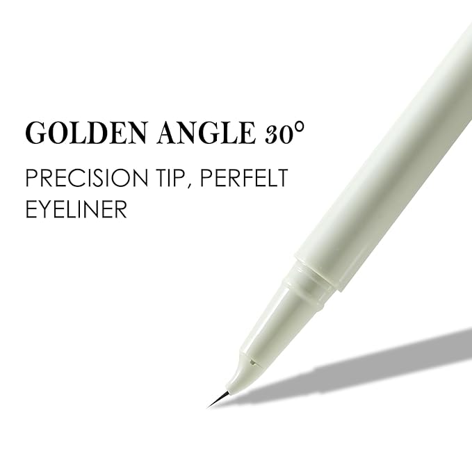 Boobeen Liquid Eyeliner Pen, Matte Eye Liner with Precision Tip, Long Lasting Eyeliner Pencil for Bold Eye Makeup, Glides on Smoothly