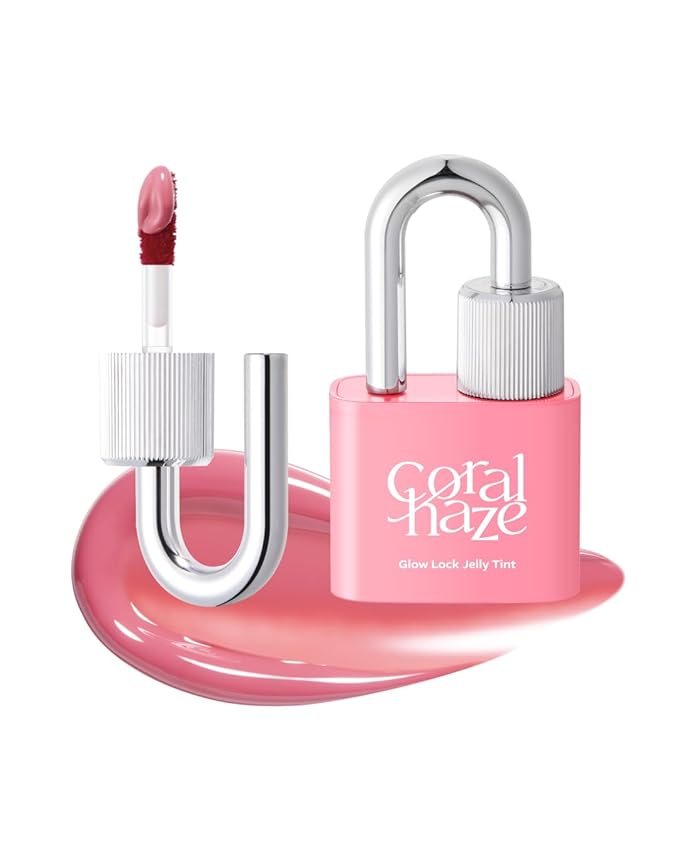 Glow Lock Jelly Tint 101 Chou, Hydrating Water Glow Lip Stain, Non-Sticky Juicy Gloss, Long Lasting Glass Shine & Dewy Finish, Lightweight Moisturizing Lip Care, Korean Makeup