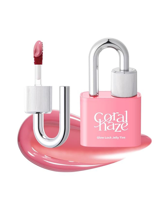 Glow Lock Jelly Tint 101 Chou, Hydrating Water Glow Lip Stain, Non-Sticky Juicy Gloss, Long Lasting Glass Shine & Dewy Finish, Lightweight Moisturizing Lip Care, Korean Makeup