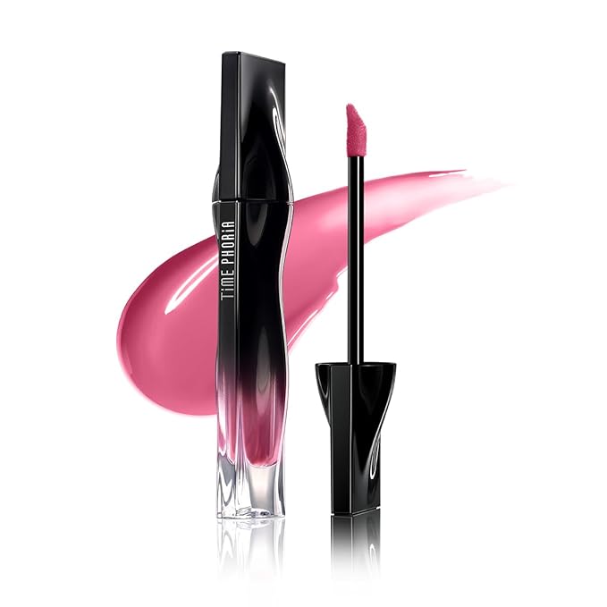 Stellar Dust Lip Stain 03, Transfer-Proof & Smudge-Proof Lip Gloss, Cool Tone Pink Tinted Glossy Finish, High-Pigment Vibrant Color, Hydrating Lightweight Long-Lasting Lip Makeup for Women