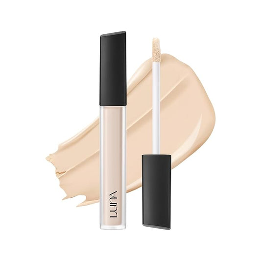 [NEW] AEKYUNGLUNA Long Lasting Tip Concealer 20N | Moisturizing Liquid Type | Full Coverage for Dark Circles, Fine Lines & Redness | Korean Makeup, 0.22 oz