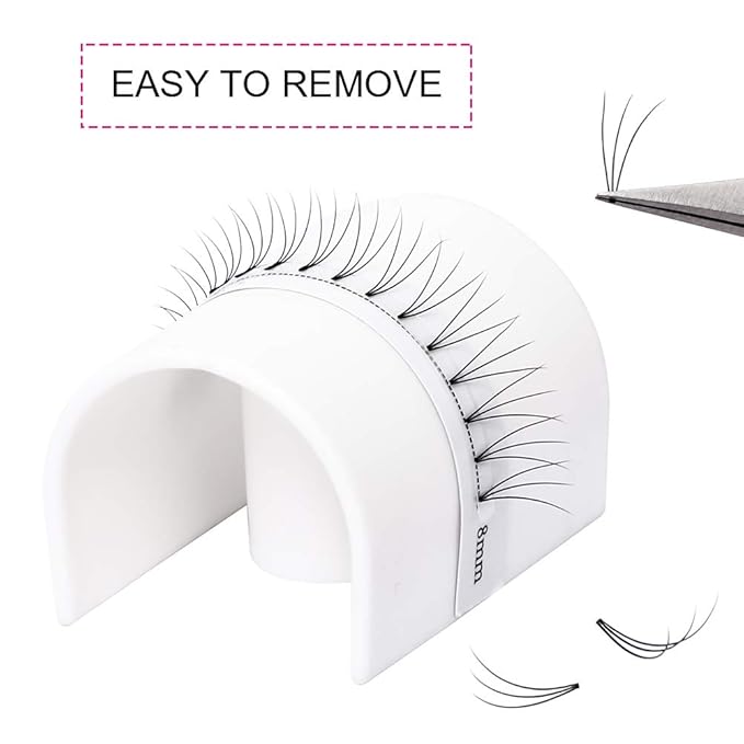 Volume Lash Extensions 3D to 20D Premade Fans Eyelash Extensions Pointy Base Premade Lash Extensions Fans 0.05 0.07 0.10 8-20mm Available Premade Lash Fans Thin Base (3D-0.10-D, 8-14)