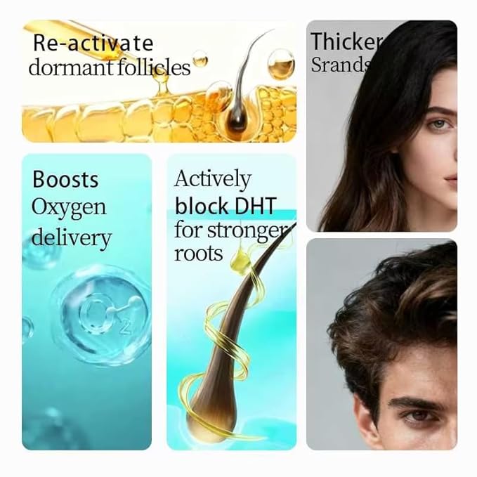 BEKSF Rosemary Hair Oil, a lightweight rosemary essential oil spray, suitable for all scalps and hair, free of parabens and sulfate surfactants, 15ml. (2, 10.5ml)