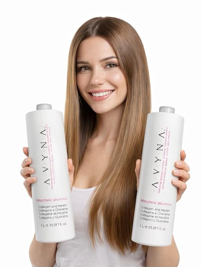 Avinna Professional Hyaluronic Shampoo and Hair Mask Set