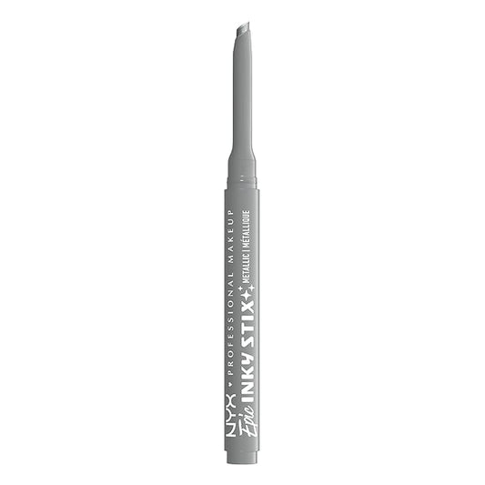 NYX PROFESSIONAL MAKEUP Epic Inky Stix Eyeliner, Mechanical Cream Gel Eyeliner, Waterproof Formula With Up To 24HR Wear - 16 Silver Shock (Metallic Silver)