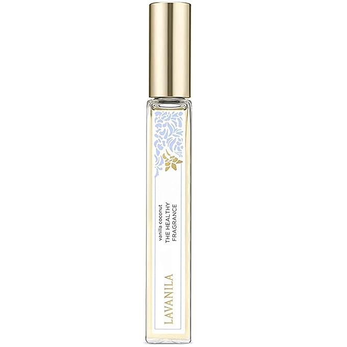 Lavanila Vanilla Coconut Perfume for Women, 0.32 oz Roller - Tropical Coconut, Tahitian Tiare Flower & Warm Vanilla, The Healthy Fragrance, Clean and Natural