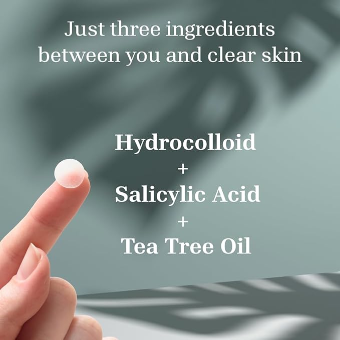 Snappios Clear Acne Patches – Pharmacist‑Formulated Hydrocolloid Pimple Stickers with Salicylic Acid & Tea Tree Oil (108 Count, 8 mm & 12 mm) – Invisible, Gentle & Fast‑Acting