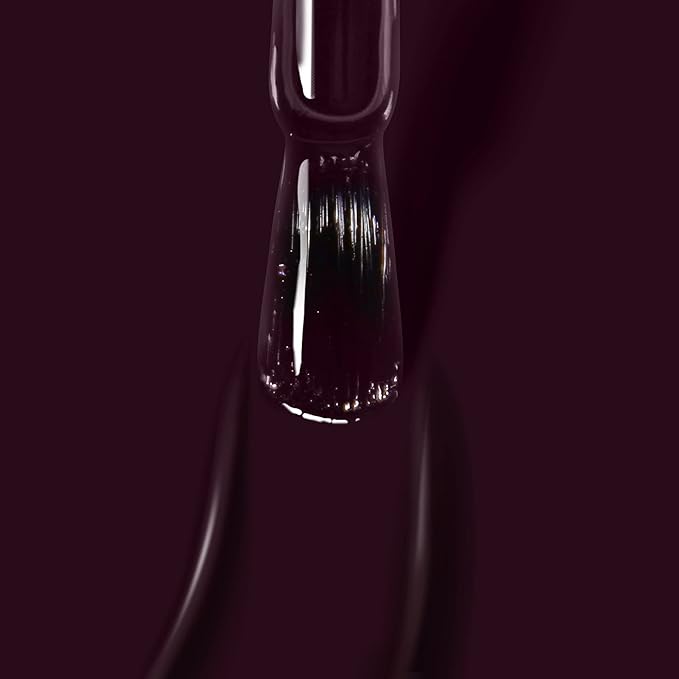 LONDONTOWN UV/LED Gel Nail Polish - Long Lasting, Chip Resistant High Shine Color - Glossy Deep Purple, Bell in Time, 12ml/.40fl oz