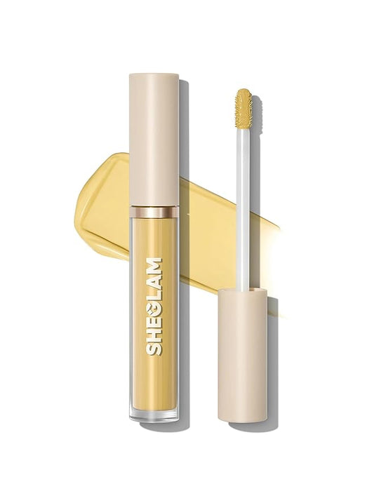 SHEGLAM Like Magic Color Correcting Concealer Corrector Liquid Concealer Long Lasting Brightening Full Coverage Weightless All-Day Hydrate Concealer-Yellow