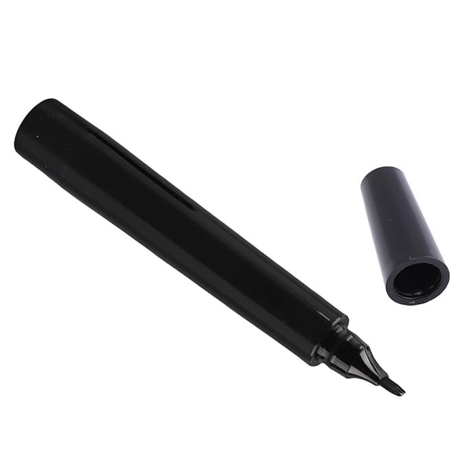 FILFEEL .5ml Lasting Beard Pen Filler for Men - Easy to Use Barber Styling Grooming Pencil, (black)