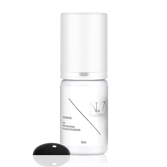 DLUX PROFESSIONAL Eyelash Extension Glue for Professionals - 9 Weeks Retention, 0.5 Sec Drying Time, Latex Free Semi Permanent Individual & Volume Lash Extension Glue