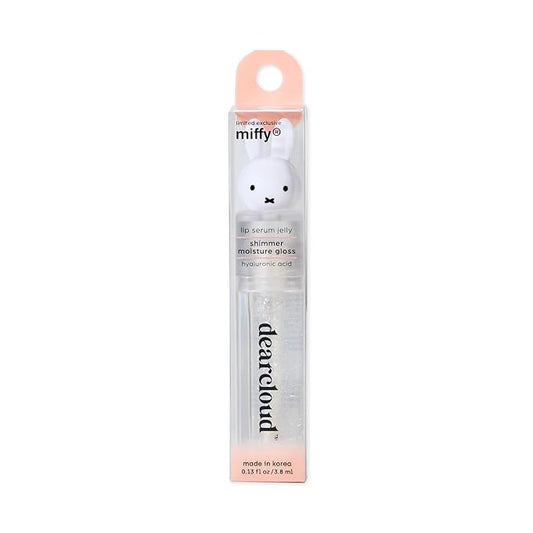 dearcloud Miffy Lip Serum Jelly - Darling Friend Tinted Gloss for Hydration & Shine (Darling Friend)