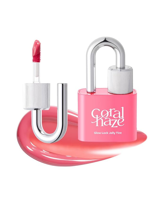 Glow Lock Jelly Tint 102 Candy, Hydrating Water Glow Lip Stain, Non-Sticky Juicy Gloss, Long Lasting Glass Shine & Dewy Finish, Lightweight Moisturizing Lip Care, Korean Makeup