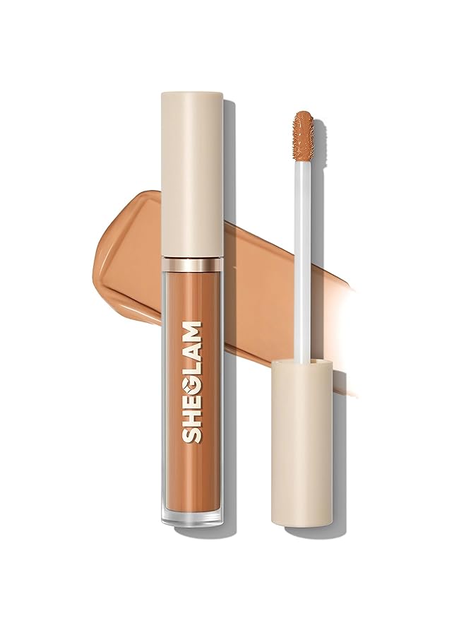 SHEGLAM Like Magic Color Correcting Concealer Corrector Liquid Concealer Long Lasting Brightening Full Coverage Weightless All-Day Hydrate Concealer-Orange