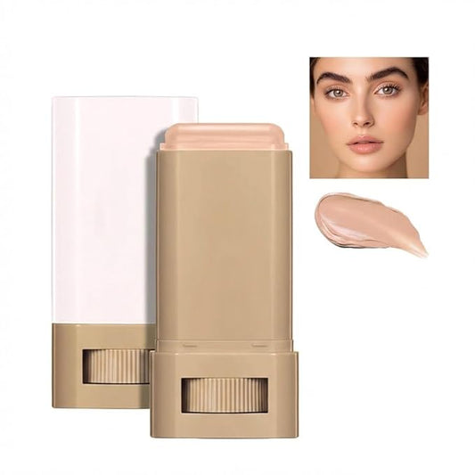 Beauty Balm Serum Enriched Skin Tint Stick – Face Tint Balm Foundation with Serum Benefits, Buildable Hydrating Coverage, Moisturizing Concealer Stick for Glowing Skin & Flawless Finish (5#, 1)