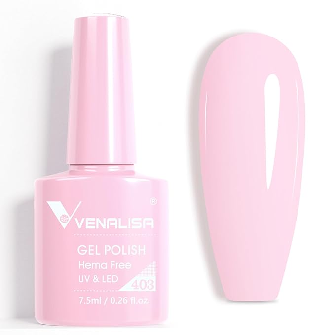 VENALISA Pink Gel Nail Polish 1 Pcs Soak Off UV Gel DIY at Home Manicure Salon Nail Art For Girls Women