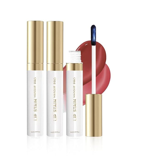 Lip Stain Peel Off – Wipe-Off Lip Stain Tattoo | Long Lasting Waterproof Lip Tint, High-Pigment Matte Lip Color, Smudge & Transfer Proof Lip Stains Masque, Kiss-Proof All-Day Lip Makeup 05#+09#