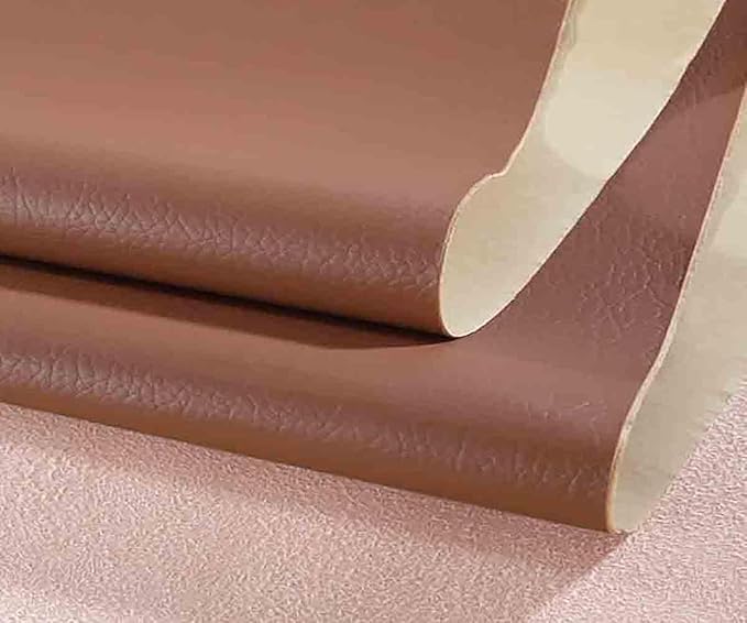 Leather Repair Patch,Self Adhesive Leather Repair Tape for Damaged Leather Furniture, Sofa Seating,Car Seats (Brown,19x50 inch)