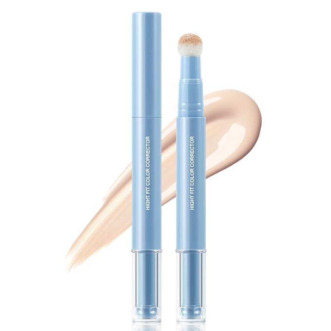 2Pcs Contour Concealer Stick, Full Coverage for Dark Circles,Liquid Multi-Use Faced Concealer,Waterproof Lightweight Natural Makeup