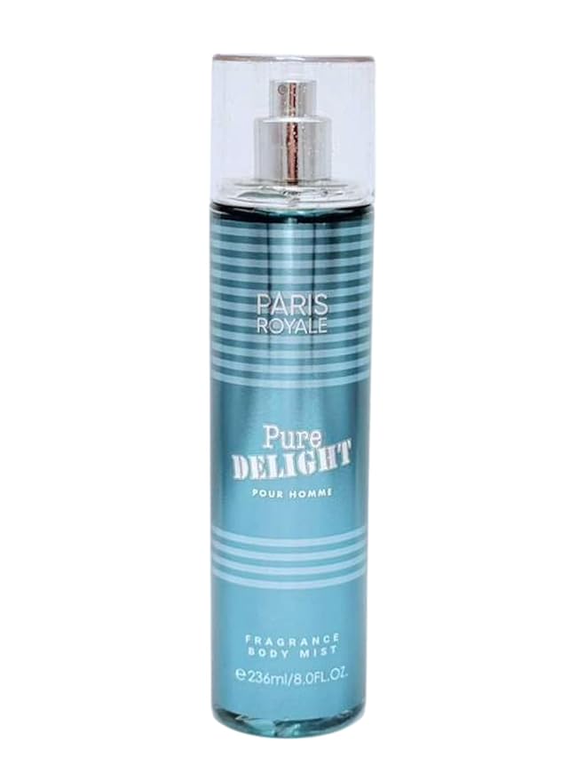 Paris Royal Pure Delight Body Mist for Women, 8 Fl Oz - Crisp, Clean & Uplifting Fragrance - Refreshing Daily Body Spray (Pure Delight)