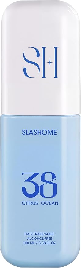 Hair Perfume for Women & Men, Alcohol-Free Citrus Ocean Hair & Body Mist, Lightweight Long-Lasting Fragrance for Hair, Wigs, Body & Fabric, Birthday & Valentine’s Day Gift, 100ml / 3.38 fl oz